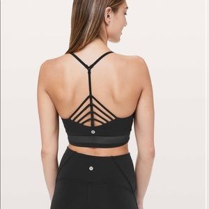 Lululemon Get Strappy Sports Bra 4 Black